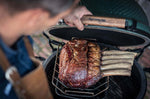 Rack de rôtisserie en V pour barbecues Big Green Egg Large, XLarge et 2XLarge