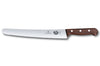 Couteau Pâtissier / Traiteur Victorinox - lame dentée 26 cm - manche érable