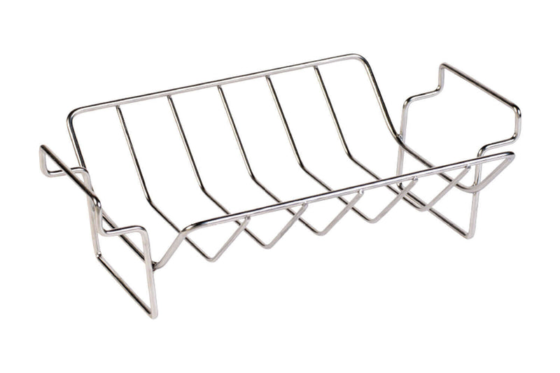 Rack de rôtisserie en V pour barbecues Big Green Egg Small et Medium