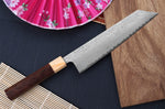 Couteau kiritsuke japonais Tsunehisa SLD Damas bois de rose 21cm