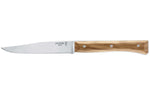 Coffret 4 couteaux de table Opinel Facette manche olivier lame 11cm inox lisse