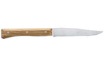 Coffret 4 couteaux de table Opinel Facette manche olivier lame 11cm inox lisse