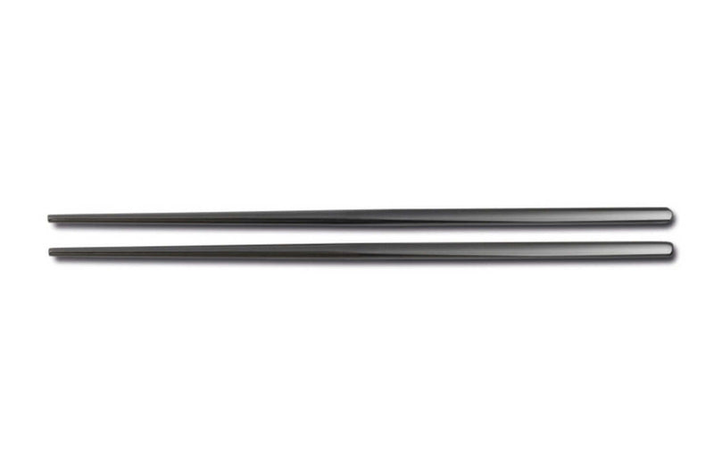 Paire de baguettes chinoises Comas en acier inox 23cm noir