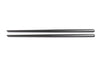 Paire de baguettes chinoises Comas en acier inox 23cm noir