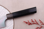 Couteau santoku kiritsuke japonais Kanetsugu Zuiun Kiwami revêtement DLC 18cm