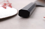 Couteau santoku kiritsuke japonais Kanetsugu Zuiun Kiwami revêtement DLC 18cm