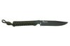 Couteau Wildsteer Wild Tech4 XL WT4XL3112 lame noire 11,5cm manche paracorde Kaki + étui en POM