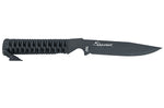 Couteau Wildsteer Wild Tech4 XL WT4XL3113 lame noire 11,5cm manche paracorde noire + étui en POM