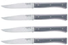 Coffret 4 couteaux de table Opinel Facette manche VittEr® ardoise lame 11cm inox microdentée