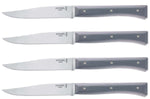 Coffret 4 couteaux de table Opinel Facette manche VittEr® ardoise lame 11cm inox microdentée