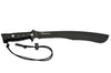 Machette kukri Wildsteer W Tiger WTIG3113N 45cm lame noire manche Kraton noir + étui en nylon
