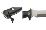 Machette kukri Wildsteer W Tiger WTIG0113N 45cm manche Kraton noir + étui en nylon