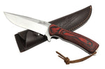 Couteau de chasse Wildsteer Byron Ferguson WBF0102 lame 11cm manche cocobolo + étui en cuir