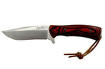 Couteau de chasse Wildsteer Byron Ferguson WBF0102 lame 11cm manche cocobolo + étui en cuir