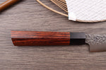 Couteau universel japonais Kanetsugu Heptagon Uto martelé 15cm