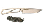 Couteau squelette Wildsteer Skelet Woodland Camo SK0116 lame 10,7cm manche paracorde + étui en option