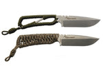 Couteau squelette Wildsteer Skelet Woodland Camo SK0116 lame 10,7cm manche paracorde + étui en option