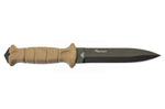 Couteau Wildsteer SAS SAS3115 lame noire double tranchant 13,7cm manche tactiprène Coyote avec brise-vitre + étui en POM/nylon