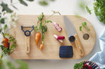 Coffret Opinel Le Petit Chef couteau + éplucheur + protège-doigts - Bleu