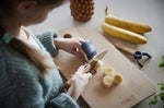 Coffret Opinel Le Petit Chef couteau + éplucheur + protège-doigts - Bleu
