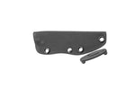 Couteau Wildsteer Scorpion SCO3113 lame noire tanto 8,4cm manche paracorde noir + étui Kydex