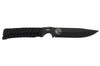 Couteau Wildsteer BRI BRI3113 lame noire 10,5cm manche paracorde noir + étui Kydex