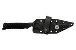 Couteau Wildsteer BRI BRI3113 lame noire 10,5cm manche paracorde noir + étui Kydex