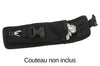 Etui Wildsteer POTAC00 pour couteau W Pocket en nylon Cordura Noire avec fixation MOLLE