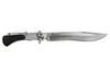 Couteau pliant de chasse Wildsteer W'eStaing WES0106 manche bois d'ébène 13cm + étui en cuir