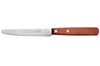 Couteau de table Nogent Classic lame crantée 11cm manche en charme coloris merisier