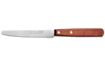 Couteau de table Nogent Classic lame crantée 11cm manche en charme coloris merisier