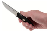 Couteau Fallkniven Kolt Knife KK lame 8,5cm manche thermorun noir + étui en zytel/cuir