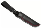 Couteau Fallkniven Kolt Knife KK lame 8,5cm manche thermorun noir + étui en zytel/cuir
