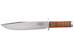 Couteau Fallkniven Thor NL1 lame Bowie 25cm manche cuir + étui en cuir