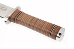 Couteau Fallkniven Thor NL1 lame Bowie 25cm manche cuir + étui en cuir