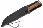 Couteau Fallkniven Thor NL1 lame Bowie 25cm manche cuir + étui en cuir