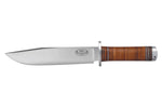 Couteau Fallkniven Odin NL2 lame Bowie 20cm manche cuir + étui en cuir