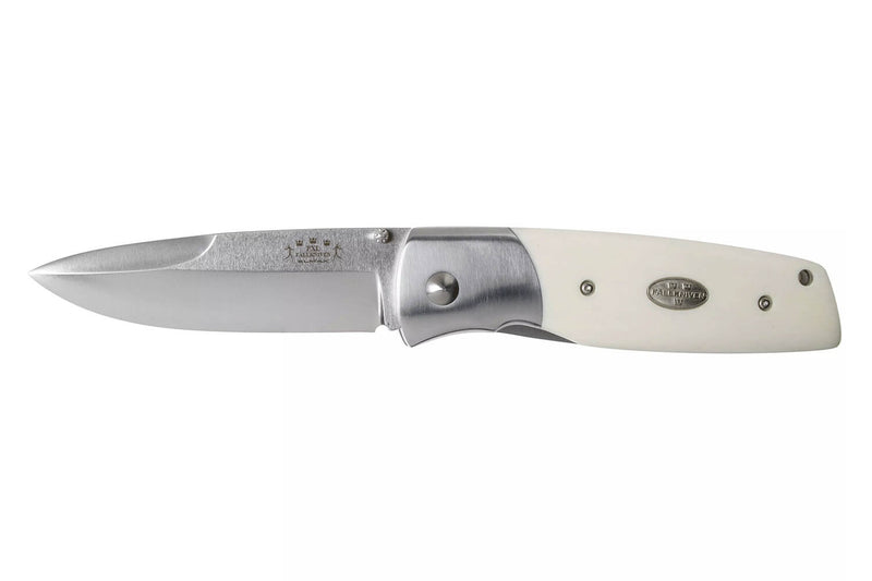 Couteau pliant Fallkniven PXLEY manche Elforyn Super Tusk imitation ivoire 11cm