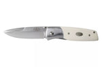 Couteau pliant Fallkniven PXLEY manche Elforyn Super Tusk imitation ivoire 11cm