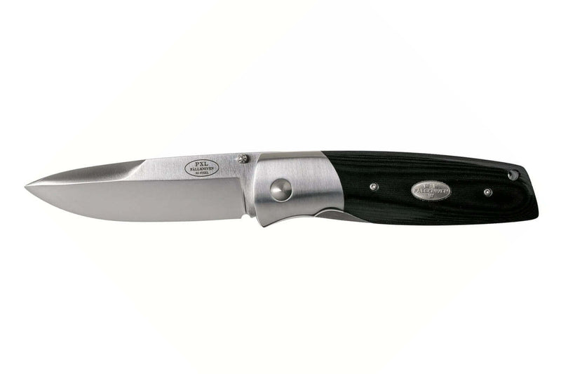 Couteau pliant Fallkniven PXLBM Black manche micarta noir 11cm
