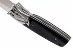 Couteau pliant Fallkniven PXLBM Black manche micarta noir 11cm