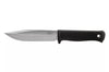 Couteau Fallkniven S1L Forest Knife lame 13cm manche thermorun noir + étui en cuir