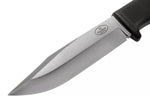Couteau Fallkniven S1L Forest Knife lame 13cm manche thermorun noir + étui en cuir