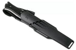 Couteau Fallkniven S1X Forest Knife lame satinée 13cm manche Thermorun noir + étui Zytel