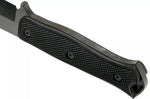 Couteau Fallkniven S1xb Tungsten Carbide lame noire 13cm manche Thermorun noir + étui Zytel