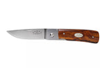 Couteau pliant Fallkniven RL1DI manche Desert Ironwood 9,5cm + étui en daim