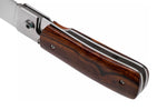 Couteau pliant Fallkniven RL1DI manche Desert Ironwood 9,5cm + étui en daim