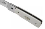 Couteau pliant Fallkniven RL1EY manche Elforyn imitation ivoire 9,5cm + étui en daim