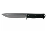 Couteau Fallkniven A1xb Expedition Knife Tungsten Carbide lame noire 16cm manche Thermorun noir + étui Zytel