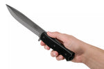 Couteau Fallkniven A1xb Expedition Knife Tungsten Carbide lame noire 16cm manche Thermorun noir + étui Zytel